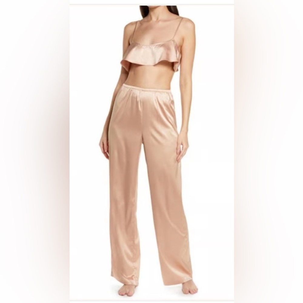 Skims lounge pants pink sand NWT 3X